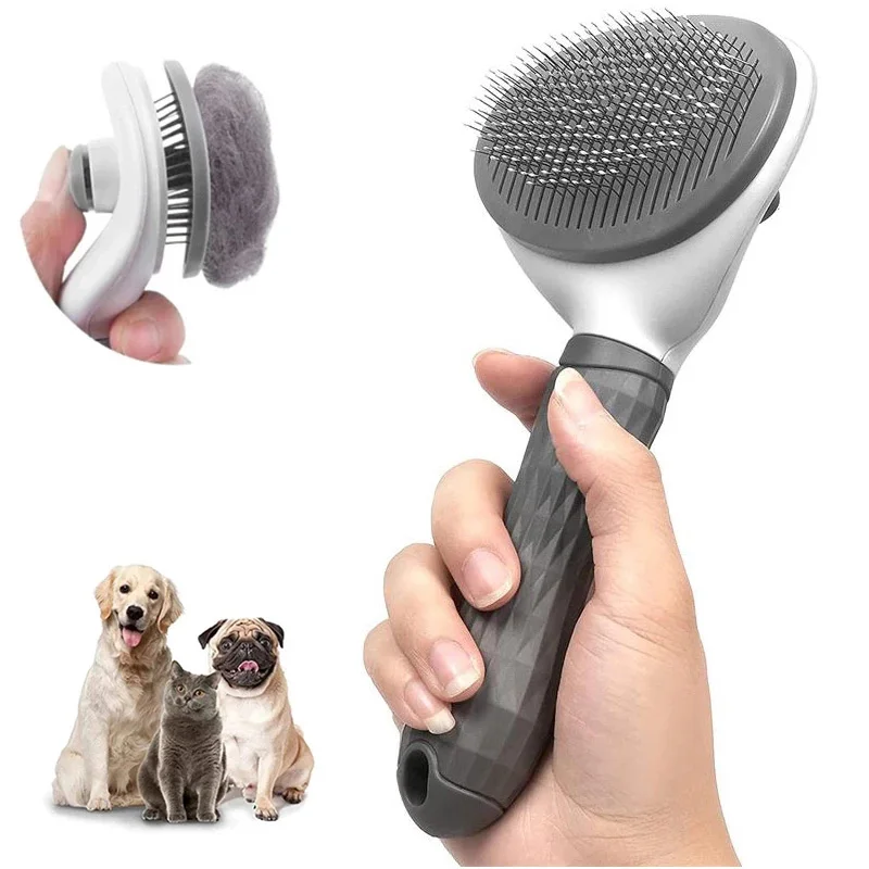 

Pet Pet Floating Needle Brush Cat Hair Care Beauty Dog Cleaning Cleaning Dog Hair And Skin Stainless Comb Comb Removal Steel