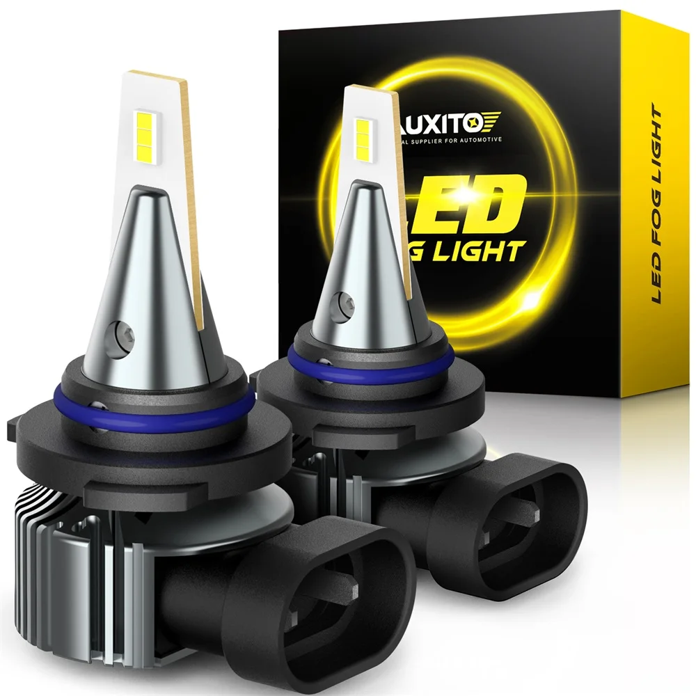 

9006 HB4 LED Fog Light Bulbs, 6000LM Per Set, 6500K Cool White with CSP LED Chips, Daytime Running Lights DRL Bulbs for Cars, Tr