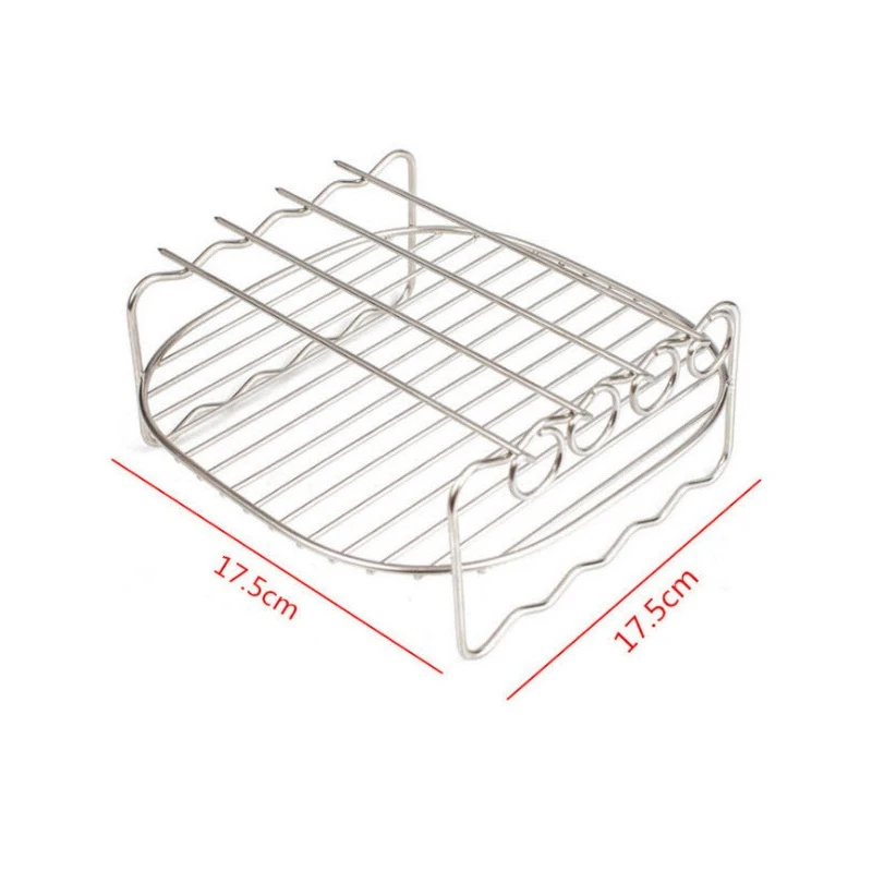 Полка для фритюрницы подходит всех моделей 3.7QT 5.8QT многоцелевой двухслойный