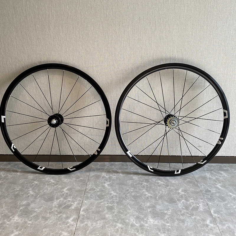 

700C Fixed Gear Wheelset Rim Plat Spokes 24-24H LEGEND Racing Wheel 20-24H Bearing Hub Single Speed Fixie Bike Track Wheels