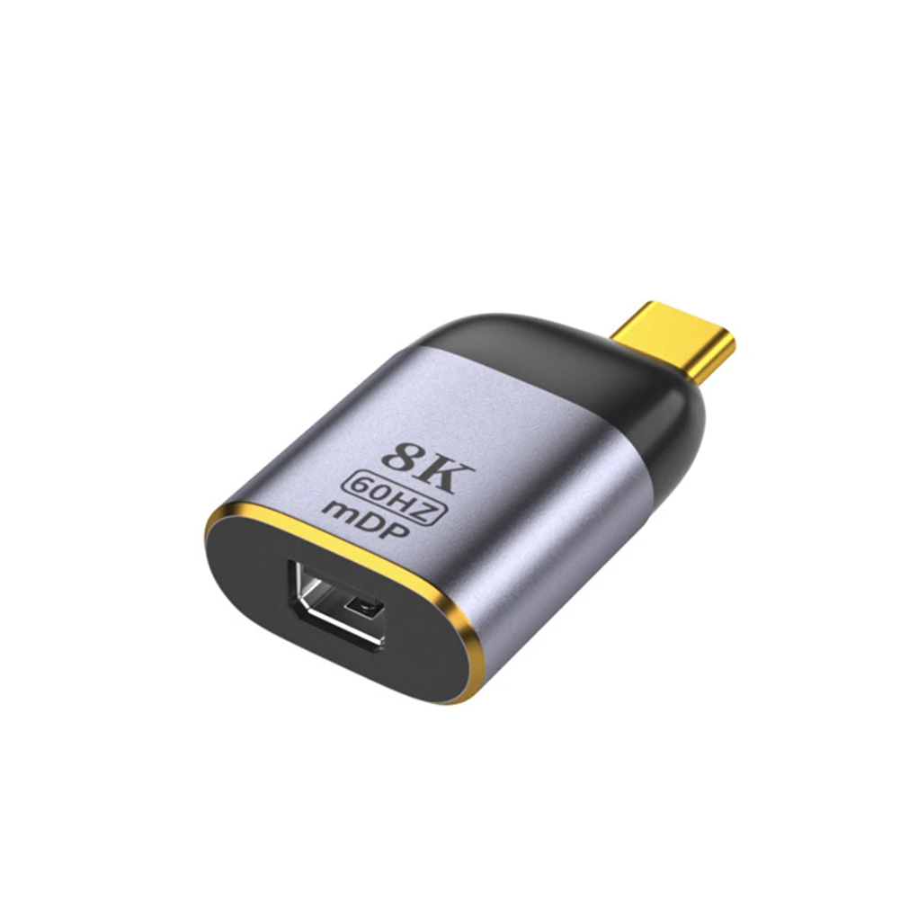 

Адаптер UHD 8K Type-C на DP/HDMI Ethernet для Note Book Pro/Air, 4k @ 60 Гц поддерживает глубину цветного дисплея 10/12 бит