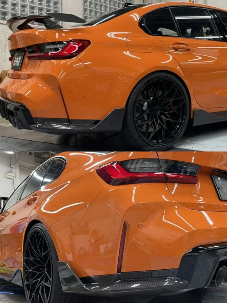 Для BMW G80 M3 G82 M4 сухое углеродное волокно MP стиль Автомобильный задний бампер