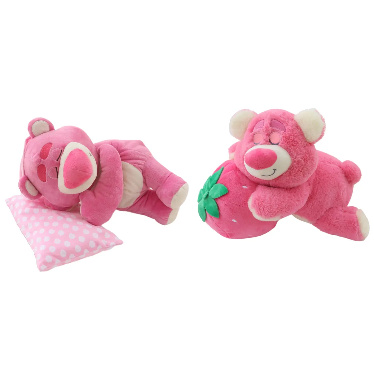 

Disney Toy Story3 Lotso Plush Toy Cartoon Sleeping Strawberry Bear Soft Stuffed Kawaii Strawberry Flavor Plush Pillow Girls Gift