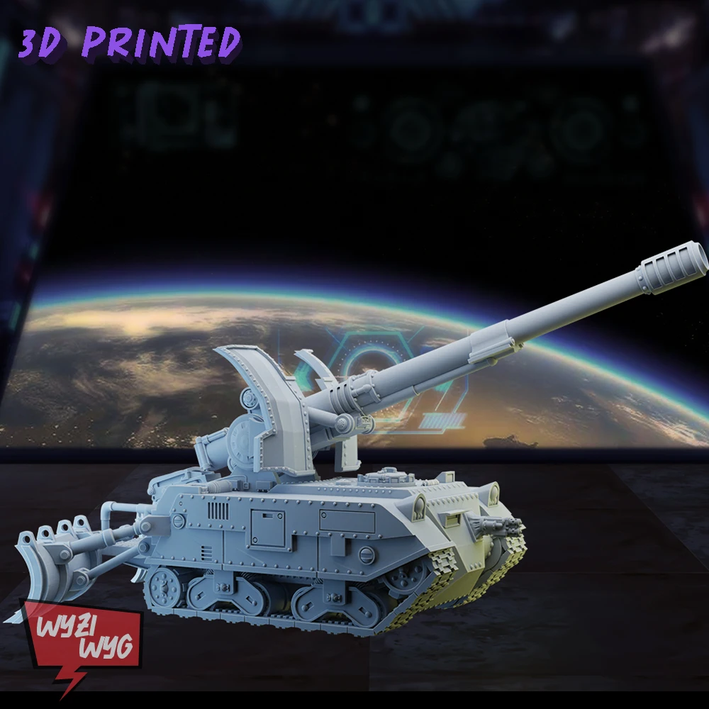 

Tank Militarum Miniature, Lemon Russ Figure, Laser, Canon, HD 3D Printed Resin Model, Action Fatansy Tabletop, Wargame, DnD TRPG