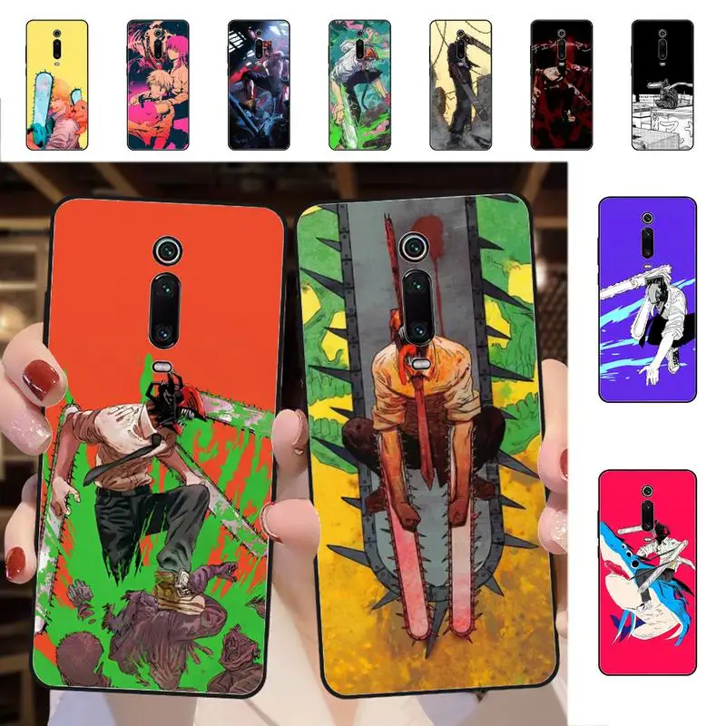 

Chainsaw Man Phone Case for Redmi 5 6 7 8 9 A 5plus K20 4X S2 GO 6 K30 pro