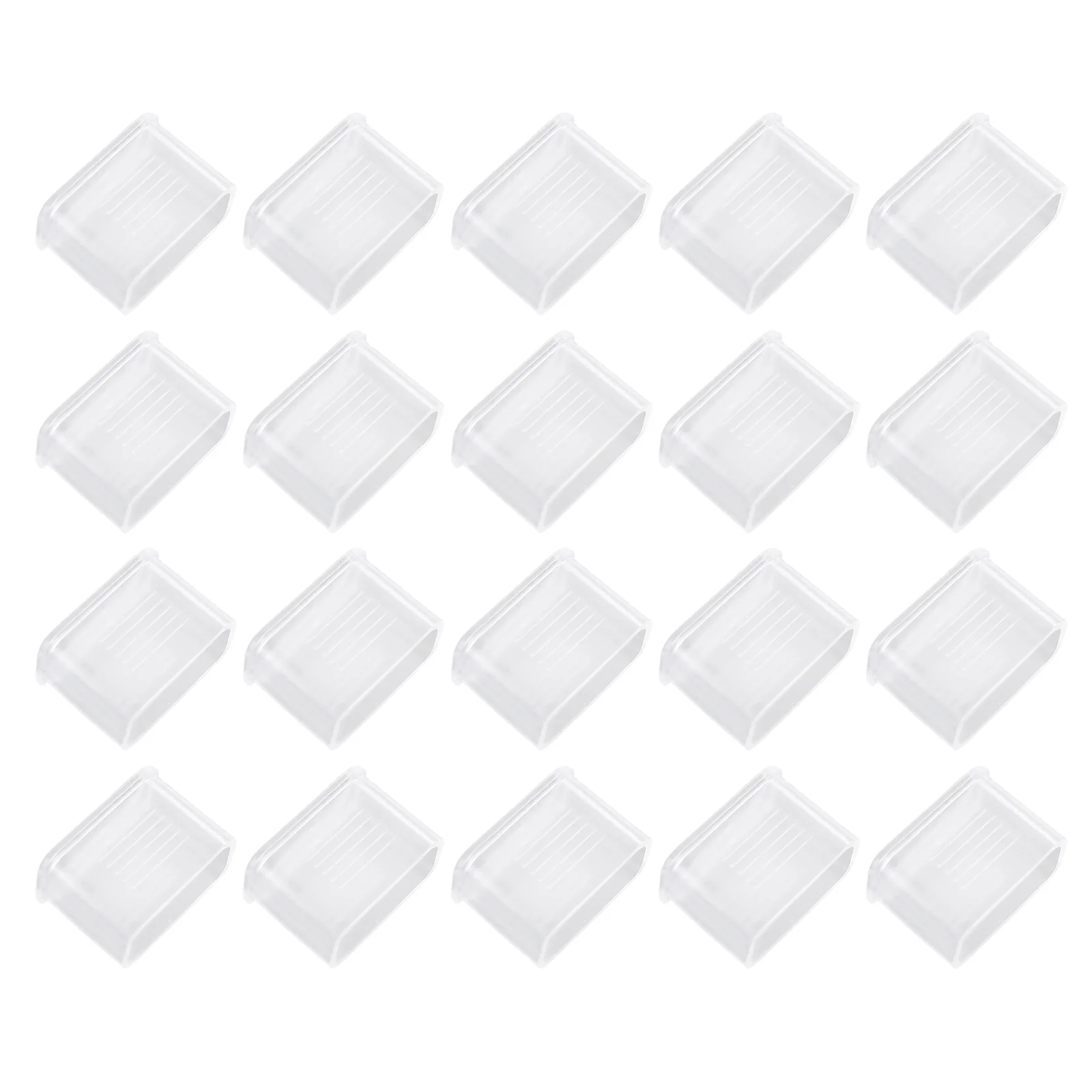 

20 Pcs Accessories Outdoor Lip Gloss Plastic Whistle Lids Caps Competition Simple Hats Covers Tip Referee Supplies