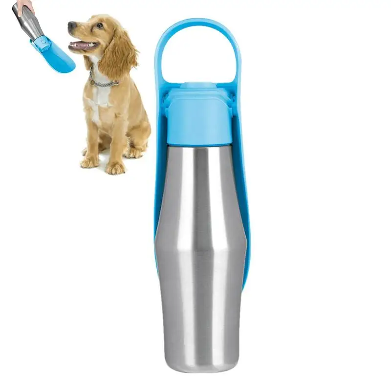 

Dog Water Bottles For Walking Leak Proof Portable Dog Water Dispenser Foldable Drinking Feeder For Pets Outdoor Walking Hiking