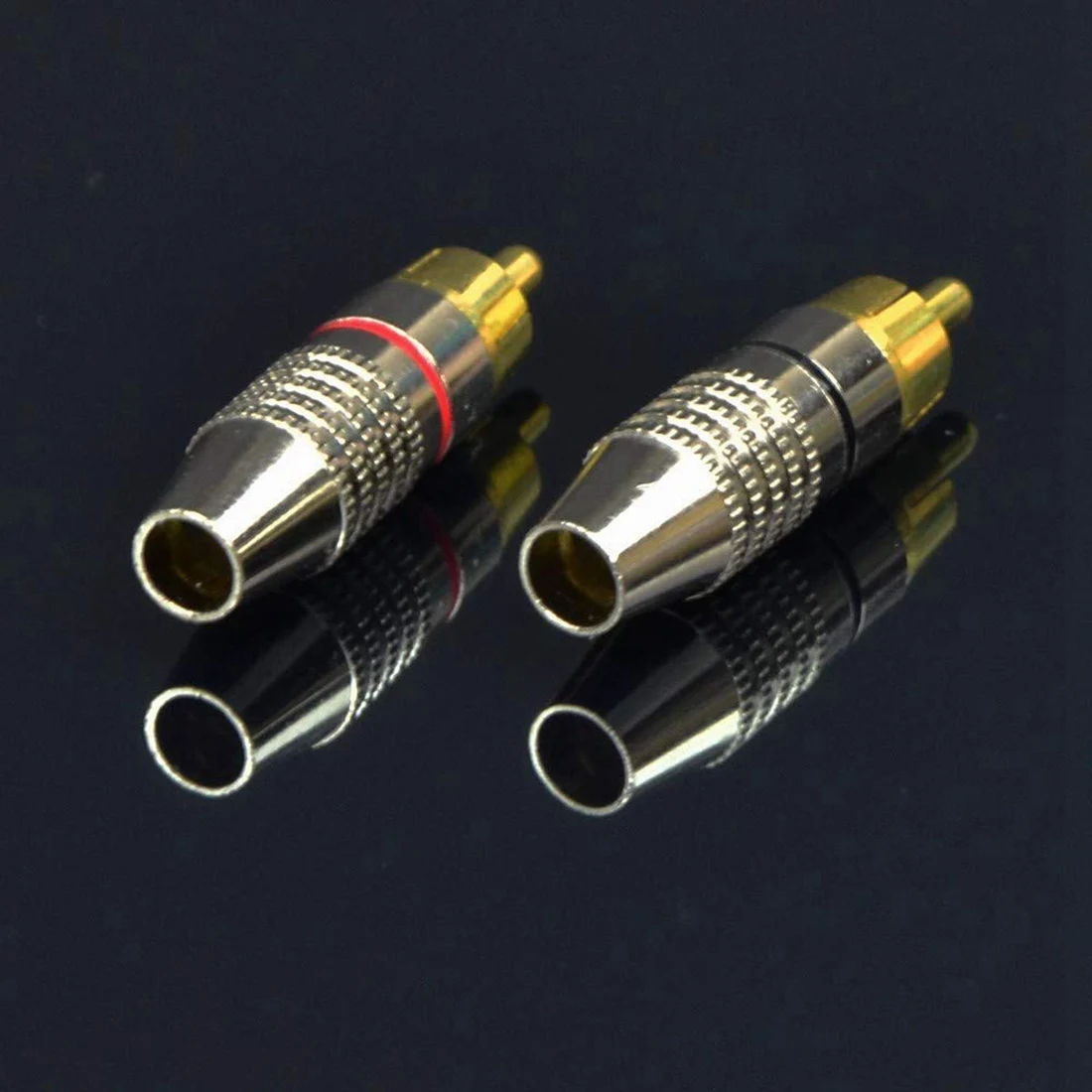 Адаптер кабелей динамиков на штекер RCA 2-канальный (1 ножка)