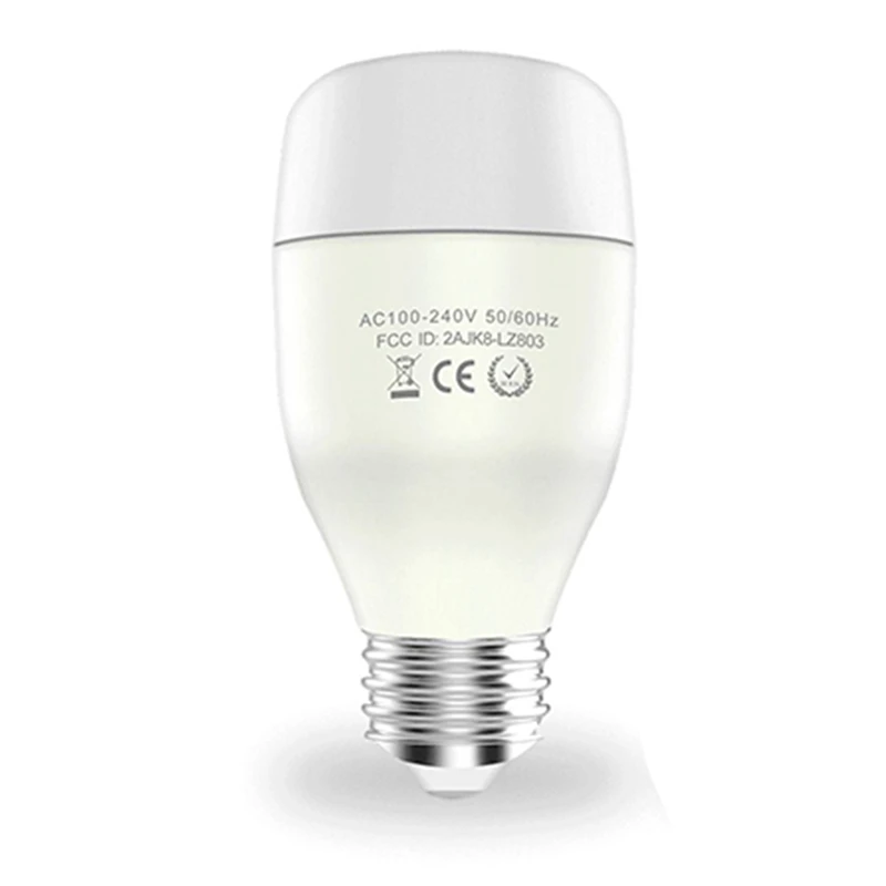 E27 Smart Wifi LED Bulb 7W WCRGB Tuya Dimmable Lamp Color Changing With Music Compatible Alexa Google