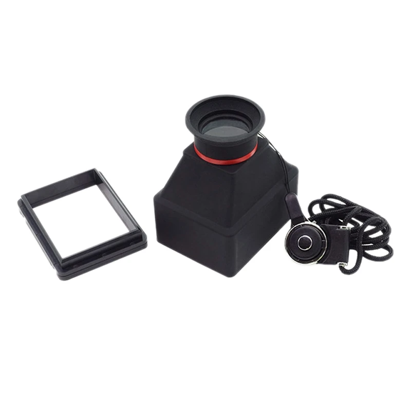 

3.2-Inch Camera Viewfinder, 3X SLR Screen Magnification Viewfinder, Shading Hood, No Reflection,