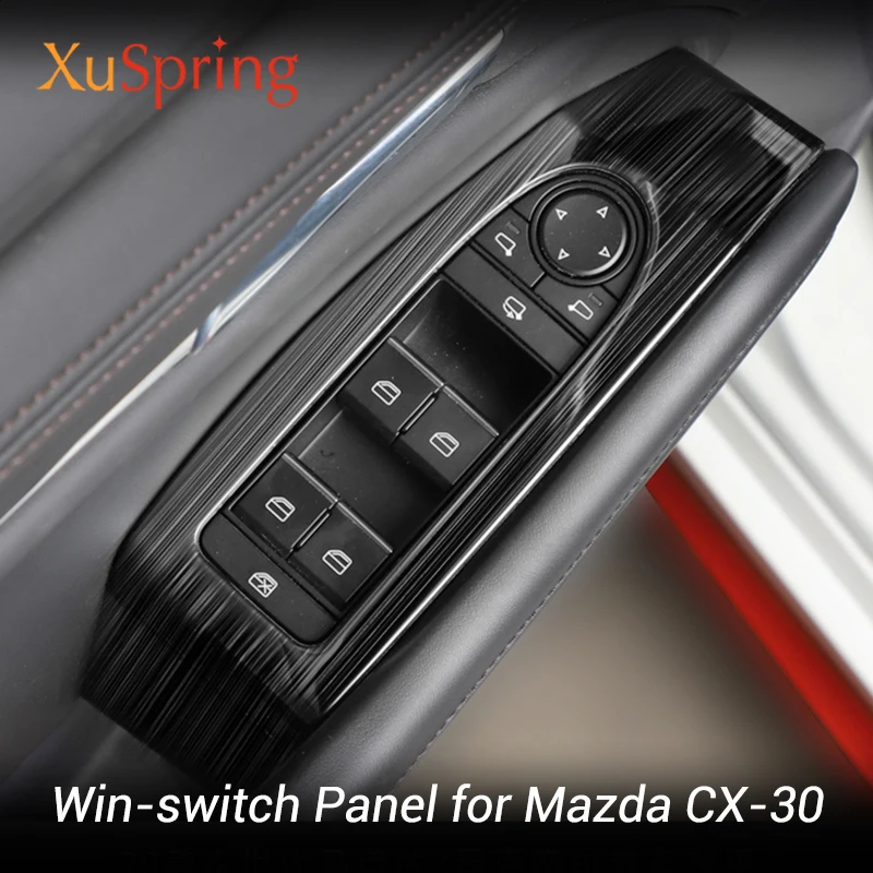 

Car Window Switch Panel For Mazda CX-30 CX30 2019 2020 2021 2022 LHD Adjust Cover Trim Accessories Styling