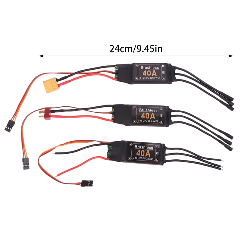 Бесщеточный контроллер скорости Mitoot 40A ESC 2-4S с UBEC 5V 3A для радиоуправляемых FPV квадрокоптеров (art.: 3920db85c435f) - 3920db85c435f