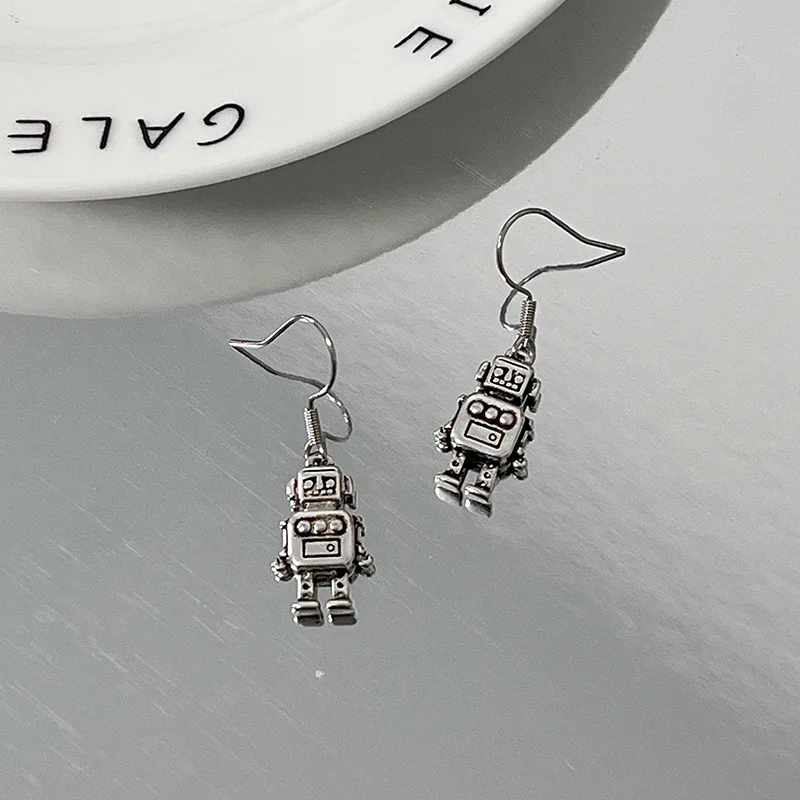 

Модные милые Серебристые Металлические рандомные женские серьги 2023 в стиле панк хип-хоп кроше Роскошные ювелирные изделия Y2k подарок круты...