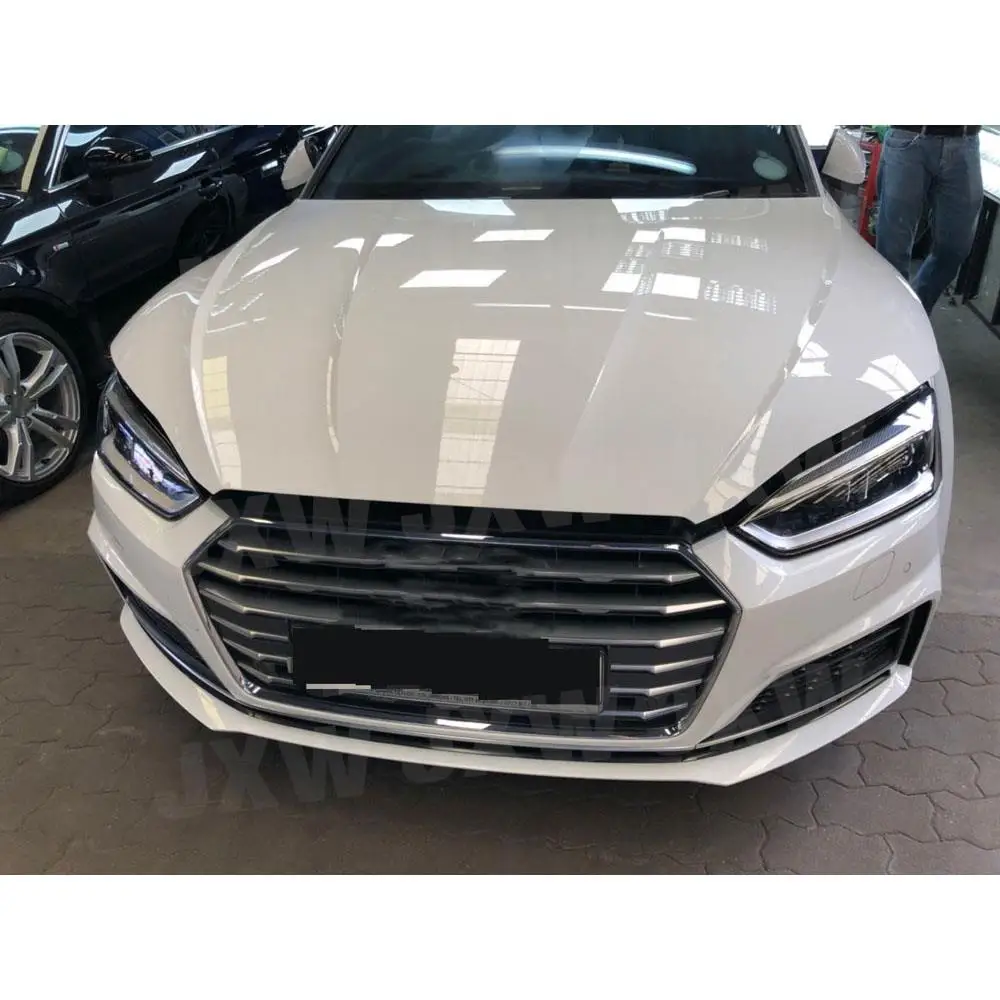 Фото Накладки на передний бампер из настоящего карбона для Audi A5 S5 2017 2018 2019 (не подходит для A5 Standard) №3