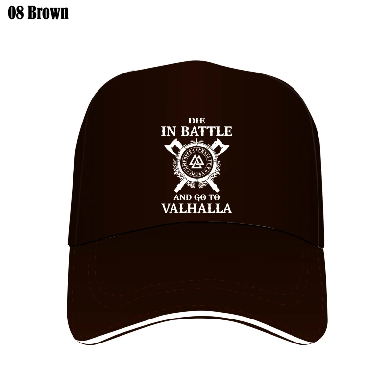 

Мужская Уличная шапка «Викинги Одина», мужские шапки «Die In Battle And Go To Valhalla Bill» из 100% хлопка, шапки «Билл» с принтом в стиле хип-хоп, черная, Ca