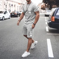 europe and america 2022 summer mens t shirt casual fashion short sleeve shorts comfortable trend set