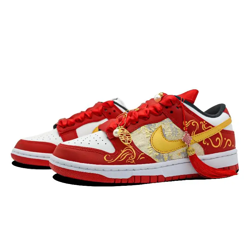 【Настроить】Nike Dunk Обувь для скейтбординга Кроссовки унисекс FD9762-061