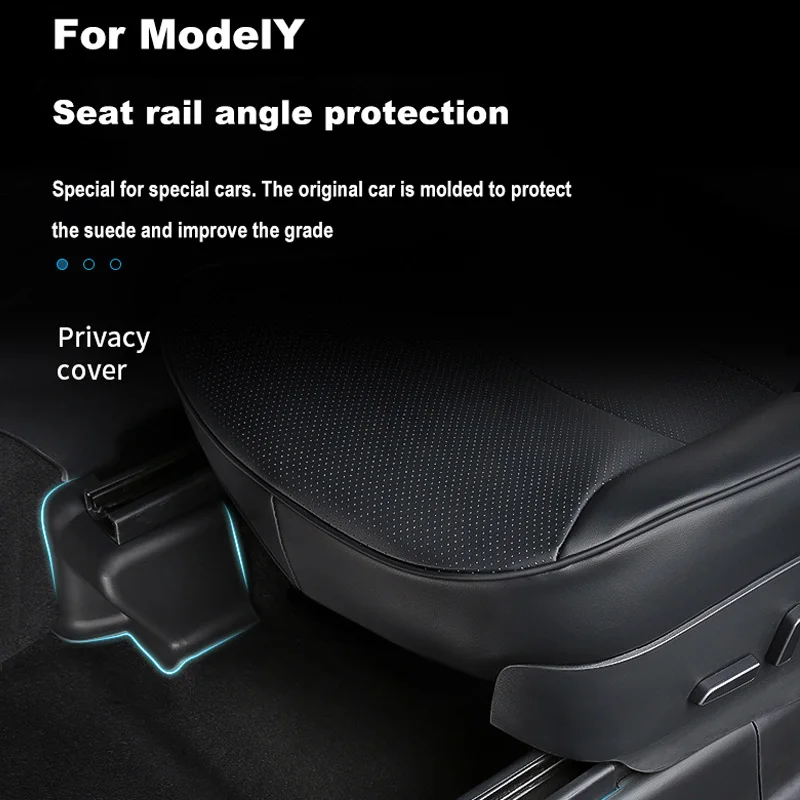 

Protection Shell For Tesla Model Y 2021-2023 Under Seat Corner Guard Front Rear Seat Slide Rails Protector Cover Anti-Kick Decor