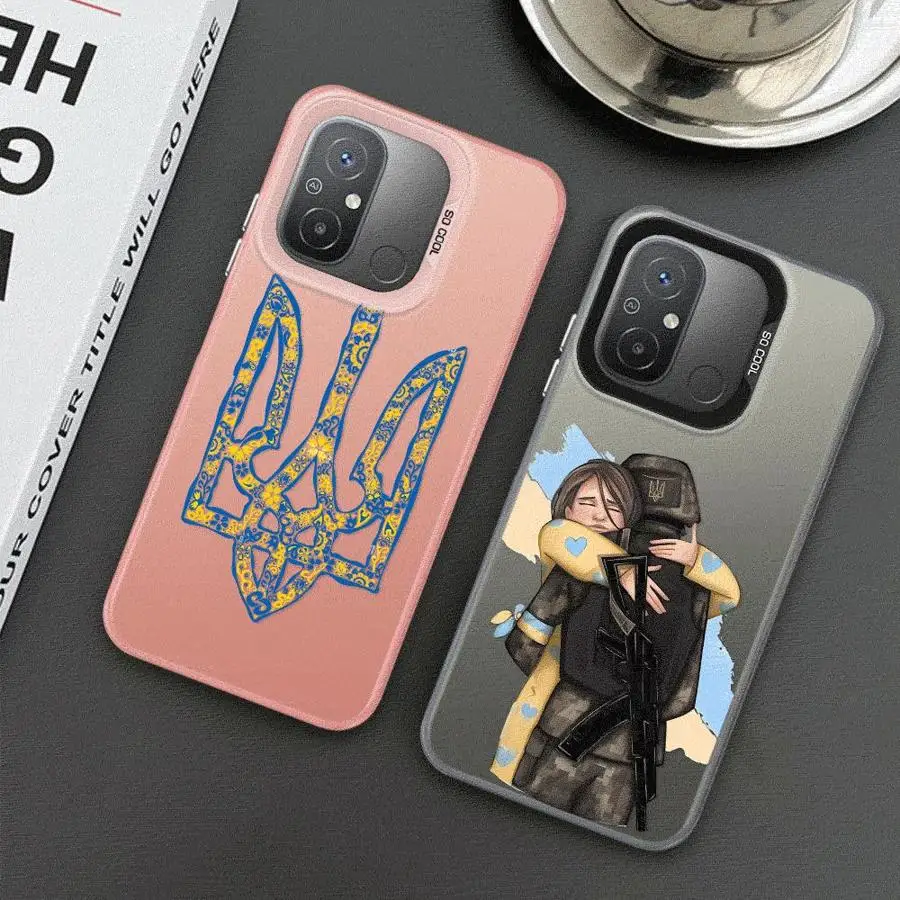 Чехол для телефона с рисунком флага Украины для Redmi 12 4G 12C 13C 4G ...