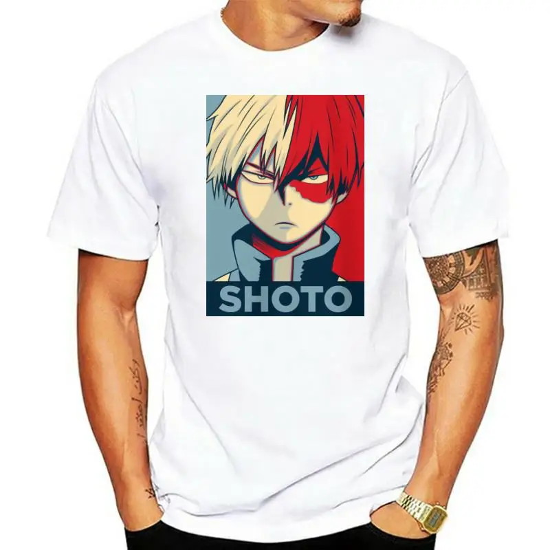 

Мужская футболка Todoroki, аниме футболка wo, мужские футболки, футболки, Топ
