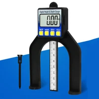 digital depth gauge lcd height gauges calipers with magnetic feet for router tables woodworking measuring tools