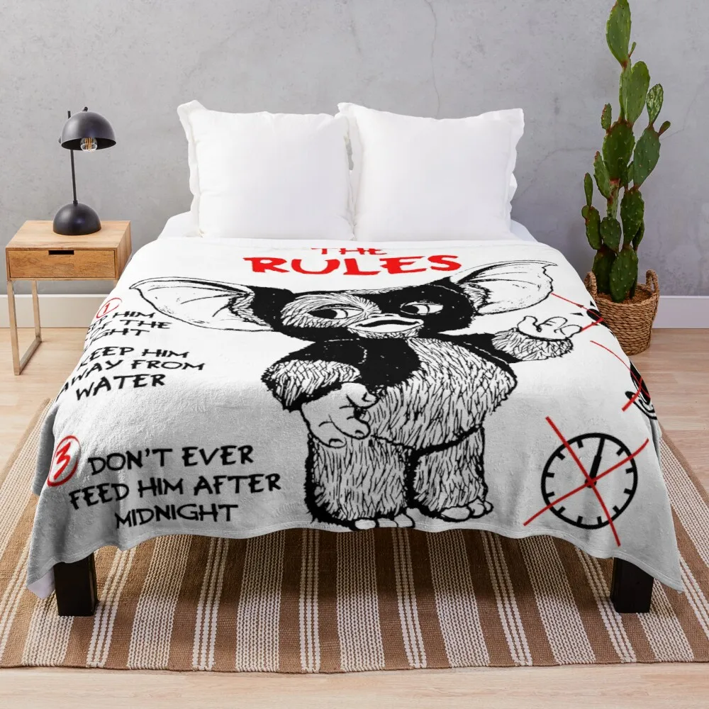 

Gremlins Throw Blanket plush blankets flannel fabric blankets for sofas