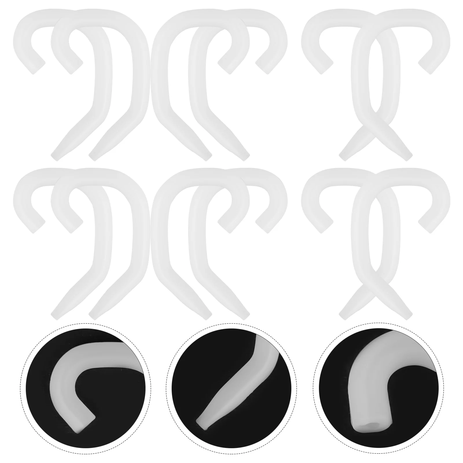 10-парные ортопедические прозрачные цвета для новорожденных силикагель