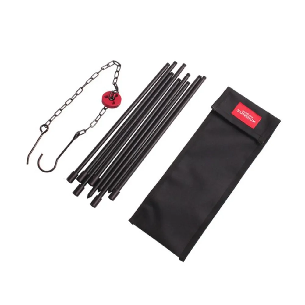 

1pc Camping Tripod For Fire Hanging Pot Campfire Cookware Pot Chain & Hook Picnic Grill Collapsible Cooking Tripod Outdoor Stove