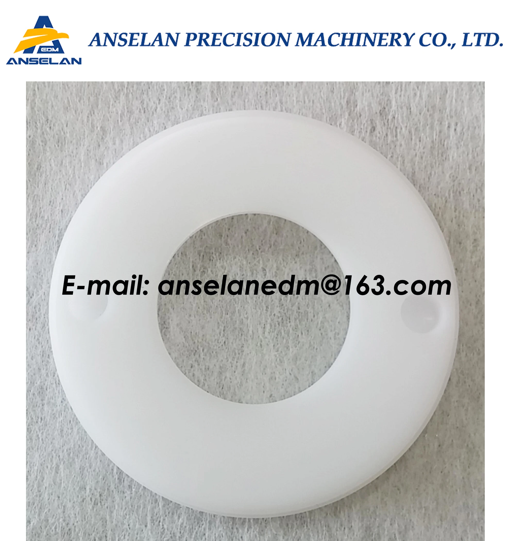 

(2pcs) 441.715 Plastic nut for upper nozzle for ROBOFIL 100,200,400,600. 200441715,200.441.715,100441715 Charmilles edm Cap Wire