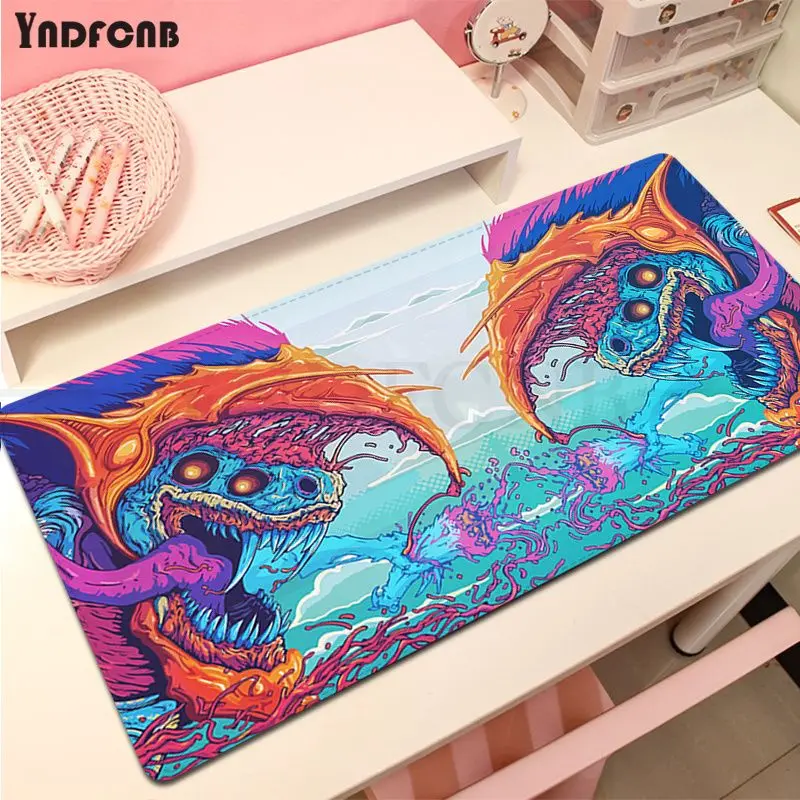 Игровой коврик для мыши hyperbeast большой размер XL с фиксируемыми краями игроков в Cs
