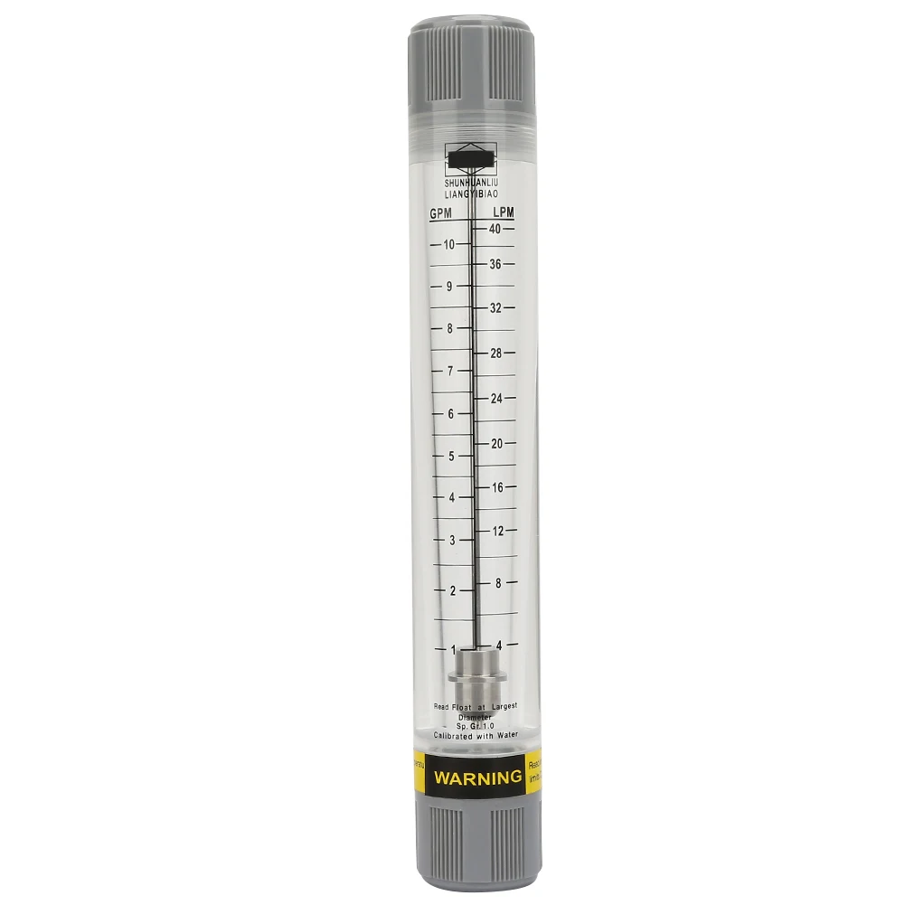 

LZM-25G Acrylic Plexiglass Tube Type Liquid Flowmeter Flow Meter for Water Female G1in(1-10GPM) Flowmeter§