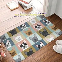 french bulldog dog love animal pet puppy frenchie floor mat cute anti slip bath mat indoor bedroom entrance doormat home decor