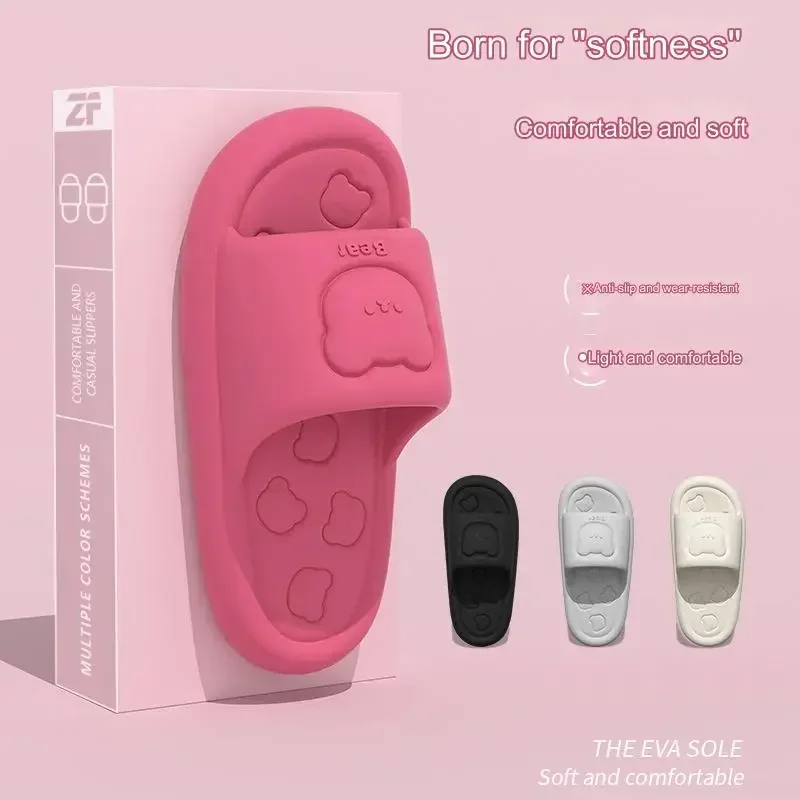 Летние женские тапочки домашние повседневные шлепанцы на мягкой подошве