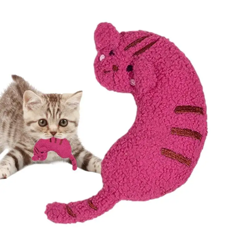 

Cat Squeaky Stuffed Toy Dogs Bite-Resistant Plush Toys For Chewing Indoor Pet Cat Health Supplies For Home Camping Outing Pet