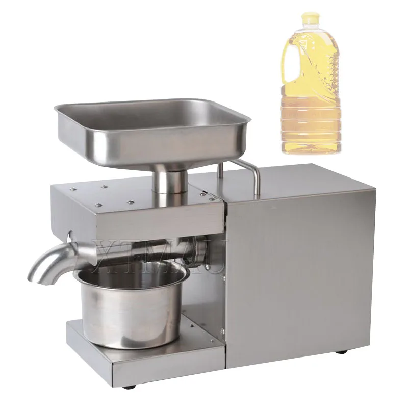 

Oil Press Machine Commercial Home Oil Extractor Expeller Cold Pressed Linseed Oil Maker