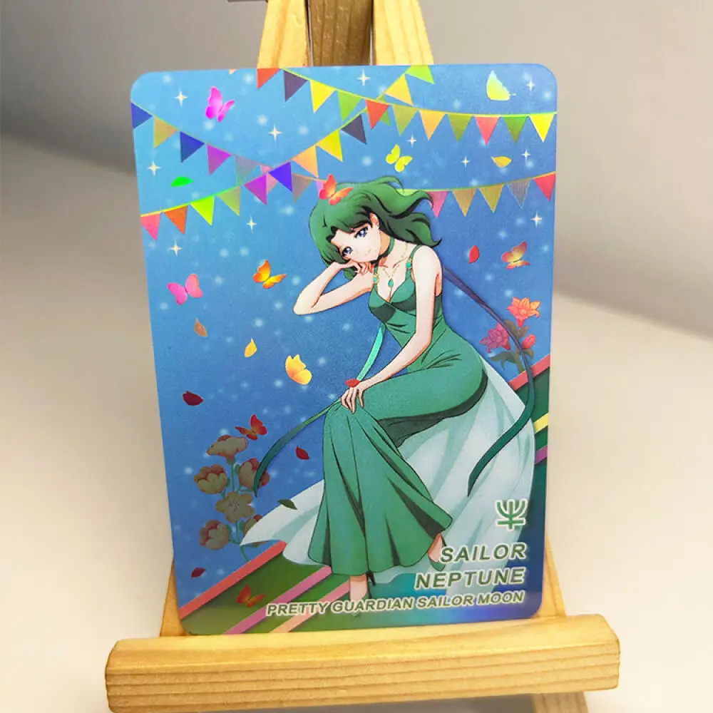 Фото Коллекционная карточка Anime Goddess Story DIY ACG: Чибиуса, Дома, Умару, Нанан, Эбина, Ямато — улучшенная блестящая версия. Подарок на Рождество и День рождения. №2