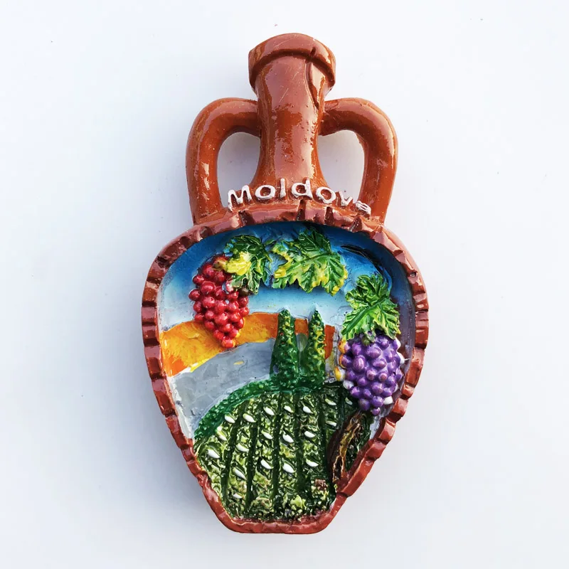 Молдавская керамическая банка дизайн магнит на холодильник наклейки с