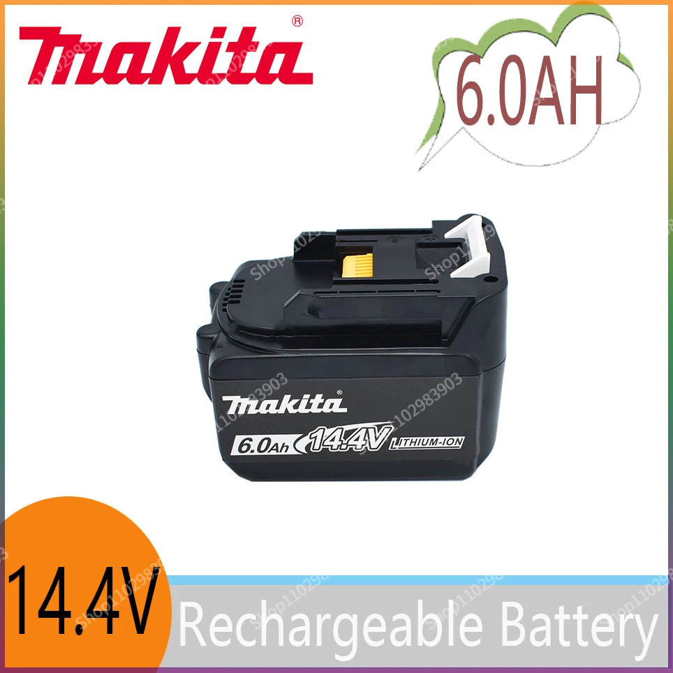 

Makita 14.4V 6.0Ah-12Ah Rechargeable Li-ion Battery For Makita 14V Power Tools Batteries BL1460 BL1430 1415 194066-1
