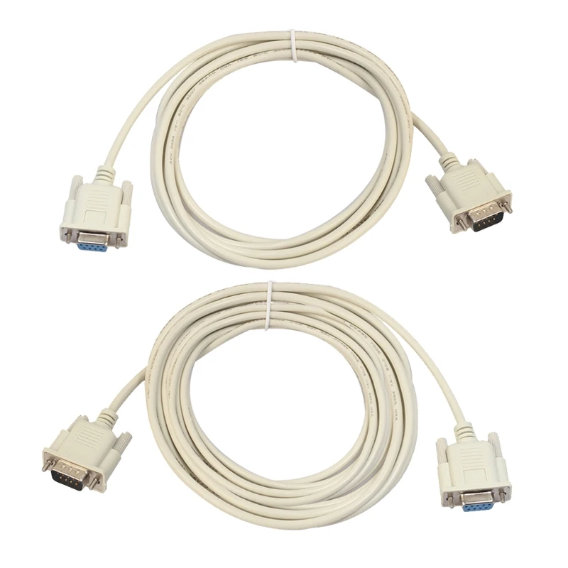

Serial RS232 9-Pin Male To Female DB9 9-Pin PC Converter Extension Cable Cord R2LB