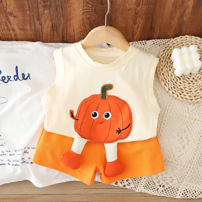 2 шт./комплект жилет и шорты для девочек