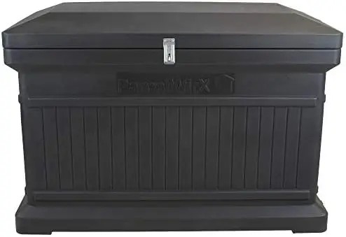 

ParcelWirx Storage Cabinet, with Lift Off Lid, Pewter