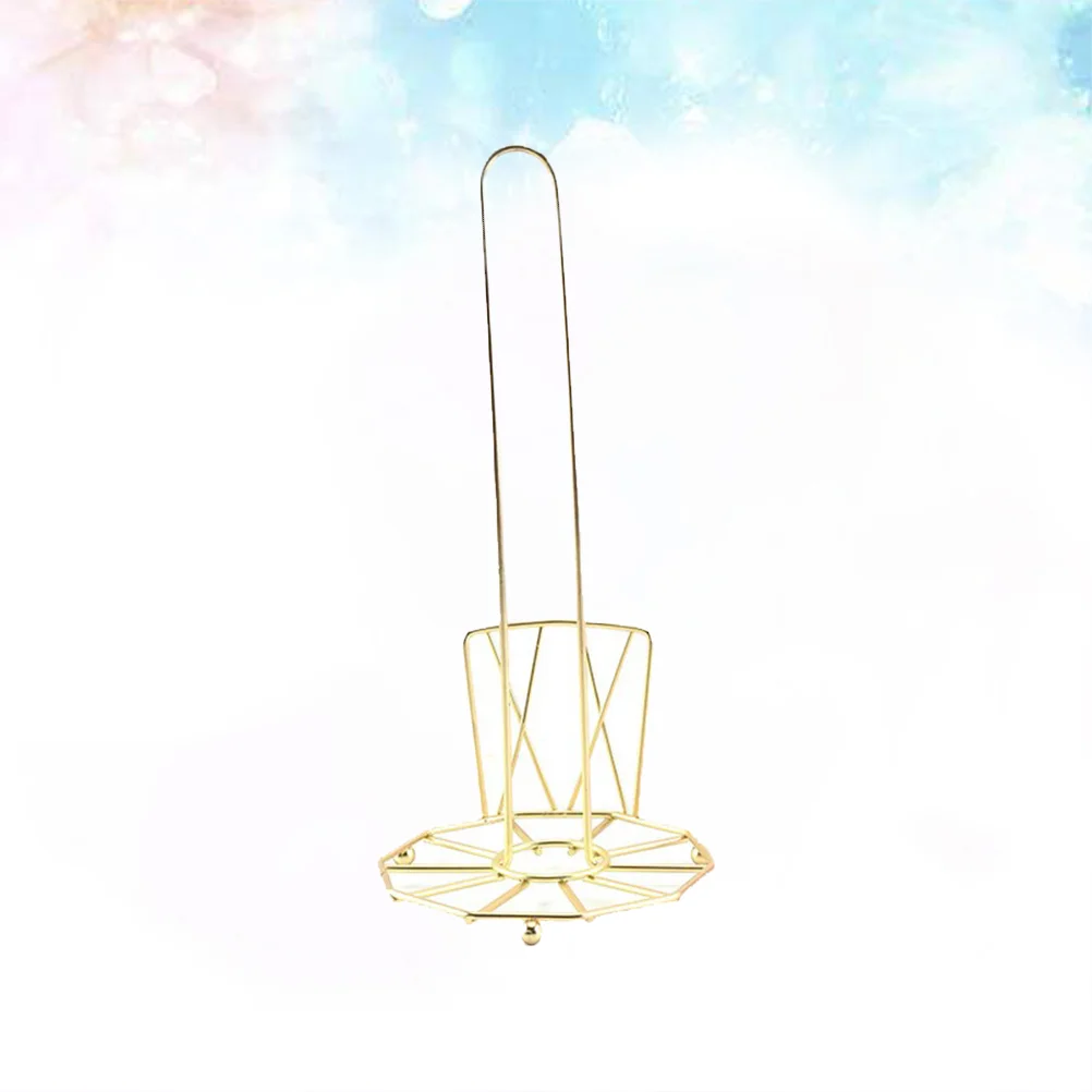 

Tissue Roll Holder Holder Countertop European Style Tissue Rack Toilet Tissue Cover Container Golden Paper towel