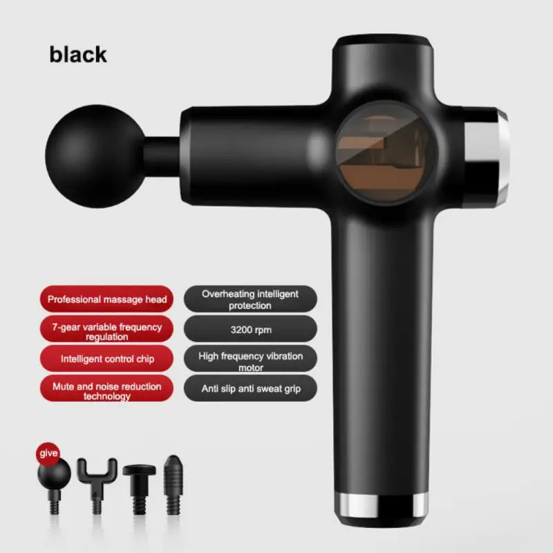 

Пистолет Fascia, Usb импульсный портативный фитнес-пистолет для облегчения боли в теле, 1 шт., массажный пистолет для фитнеса, массажер для облегч...