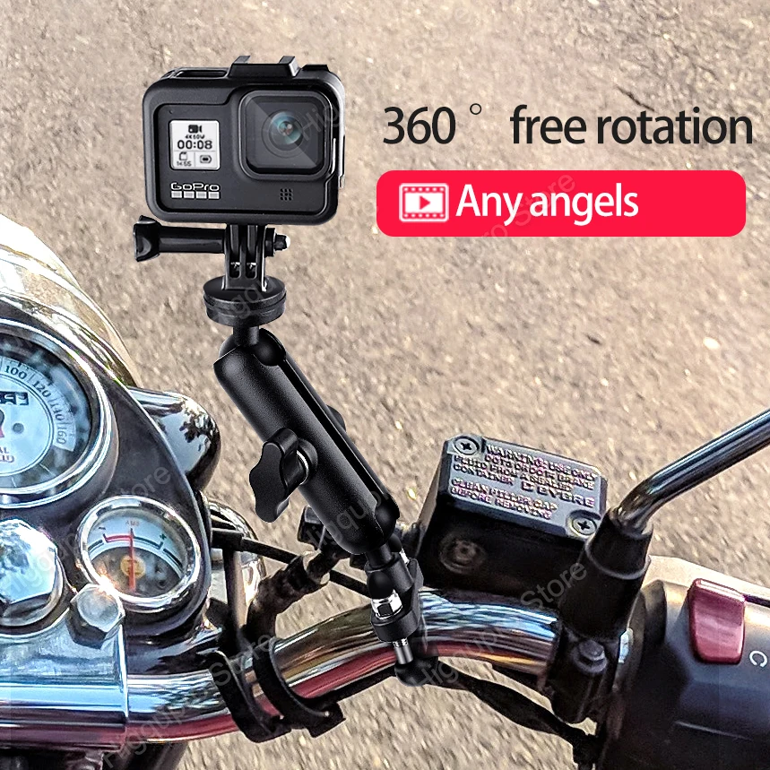 GoPro Mount Holder For Motorcycle Accessories Handlebar Mirror Stand Bicycle Cycling Support For GoPro Hero 10 9 8 Action Camera enlarge