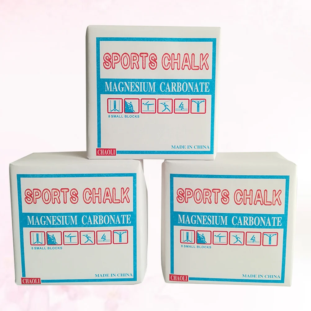 

3pcs Weight Lifting Sports Chalk Gymnastic Climbing Gym Magnesium Brick )