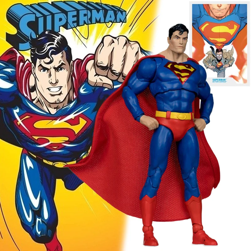 McFarlane DC Mutiverse Toys Супермен экшн-комикс фигурка Супермена подвижная коллекция