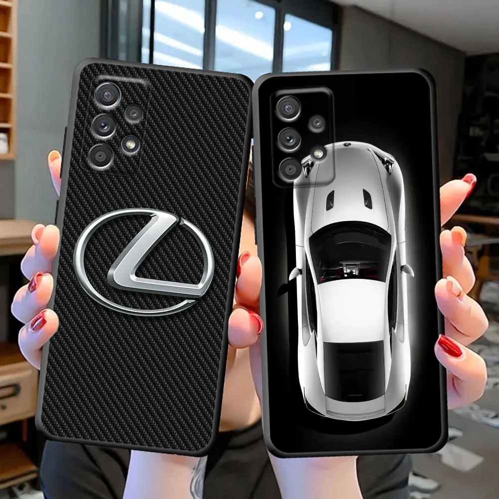 

The Luxury Car L-Lexus-S Vehicle Phone Case For Samsung Galaxy S23 S22 S21 S20 Fe Ultra S10 S10e S9 Plus Lite 5G Cover Funda