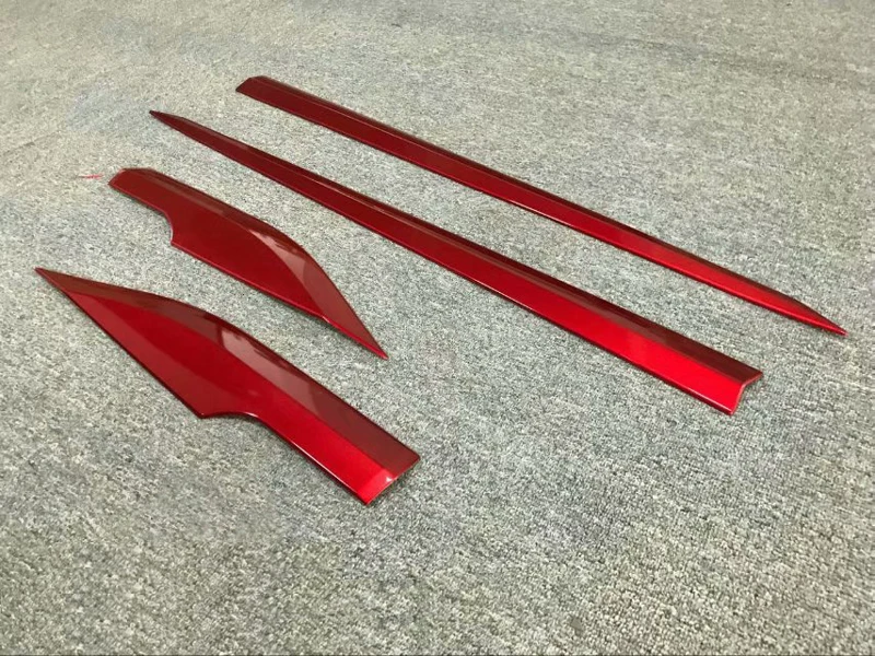 Для Toyota C-HR CHR (AX10) 2019 2020 автомобильные аксессуары ABS хром красный молдинг накладка