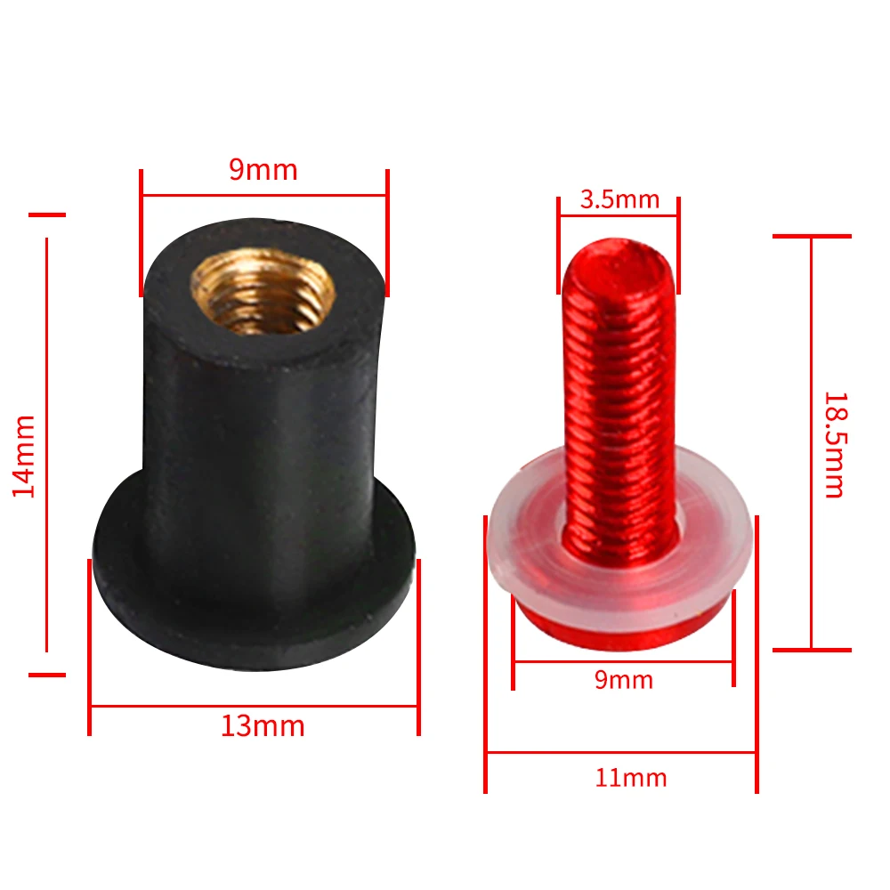 10 шт. болт для ветрового стекла комплект болтов лобового YAMAHA XT660E XT660R XT660X XT660XR XT660Z