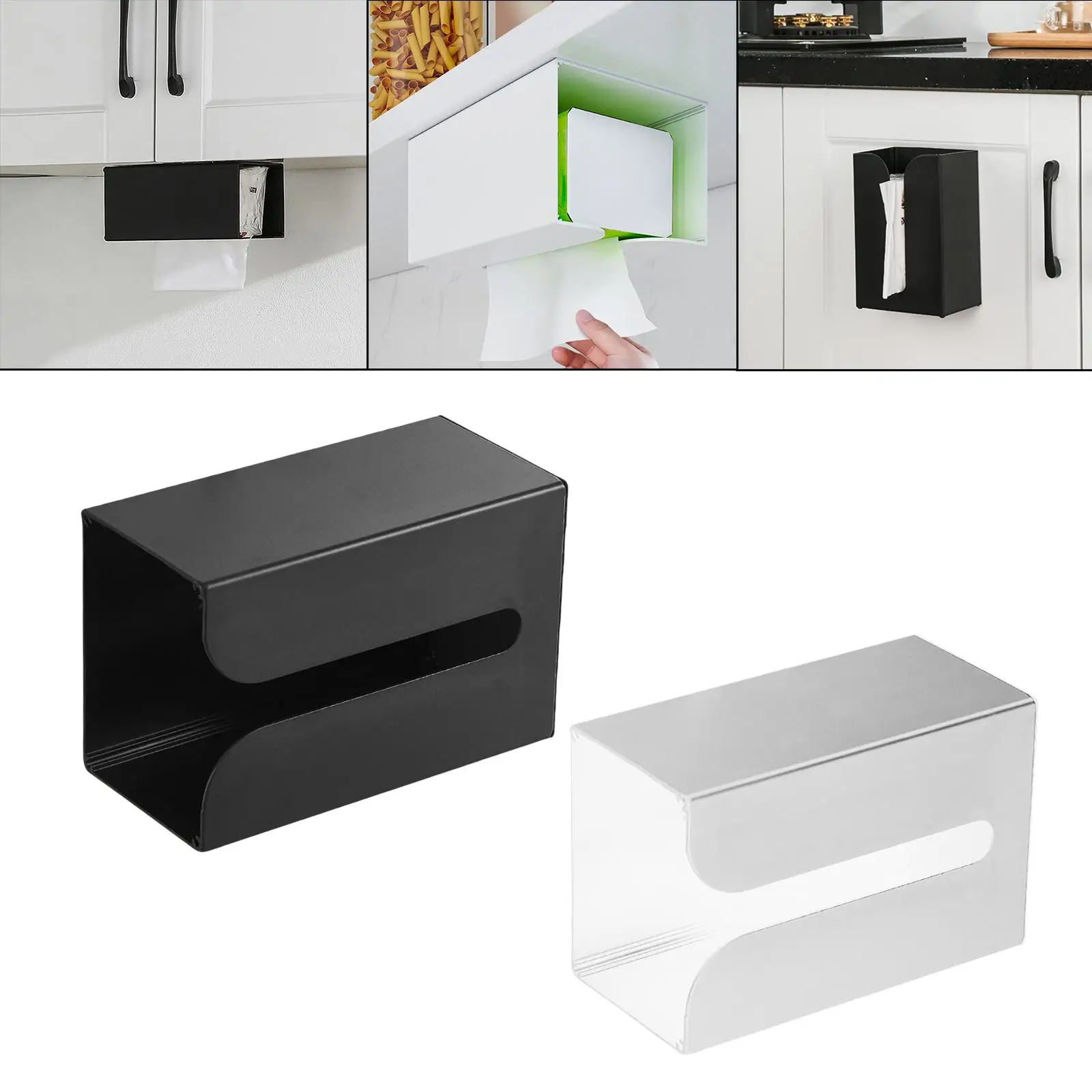 

Mounted Roll Paper Holder Tissue Dispenser Paper Rack Stand Organizer for Home Washroom Hotel Bathroom Ornaments